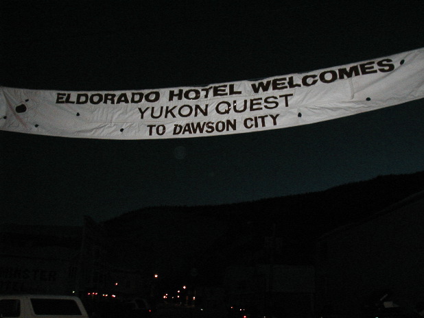 Day5-DawsonCity-YukonQuest Sign