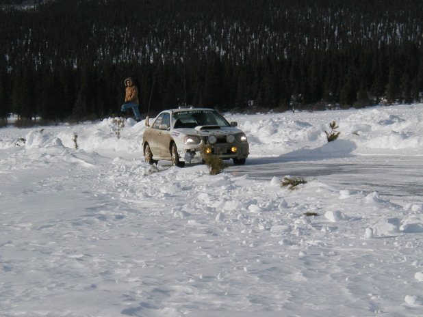 Day4-Eric watches Greg in the back stretch