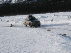 Day4-BMW X3 on the back stretch