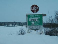 Day5-Dempster-Peel River Ice Crossing